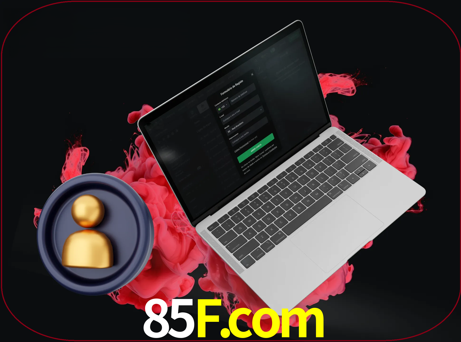 No cabeçalho do site 85f, clique no botão que o levará a um formulário especial onde terá de introduzir as suas informações actuais.