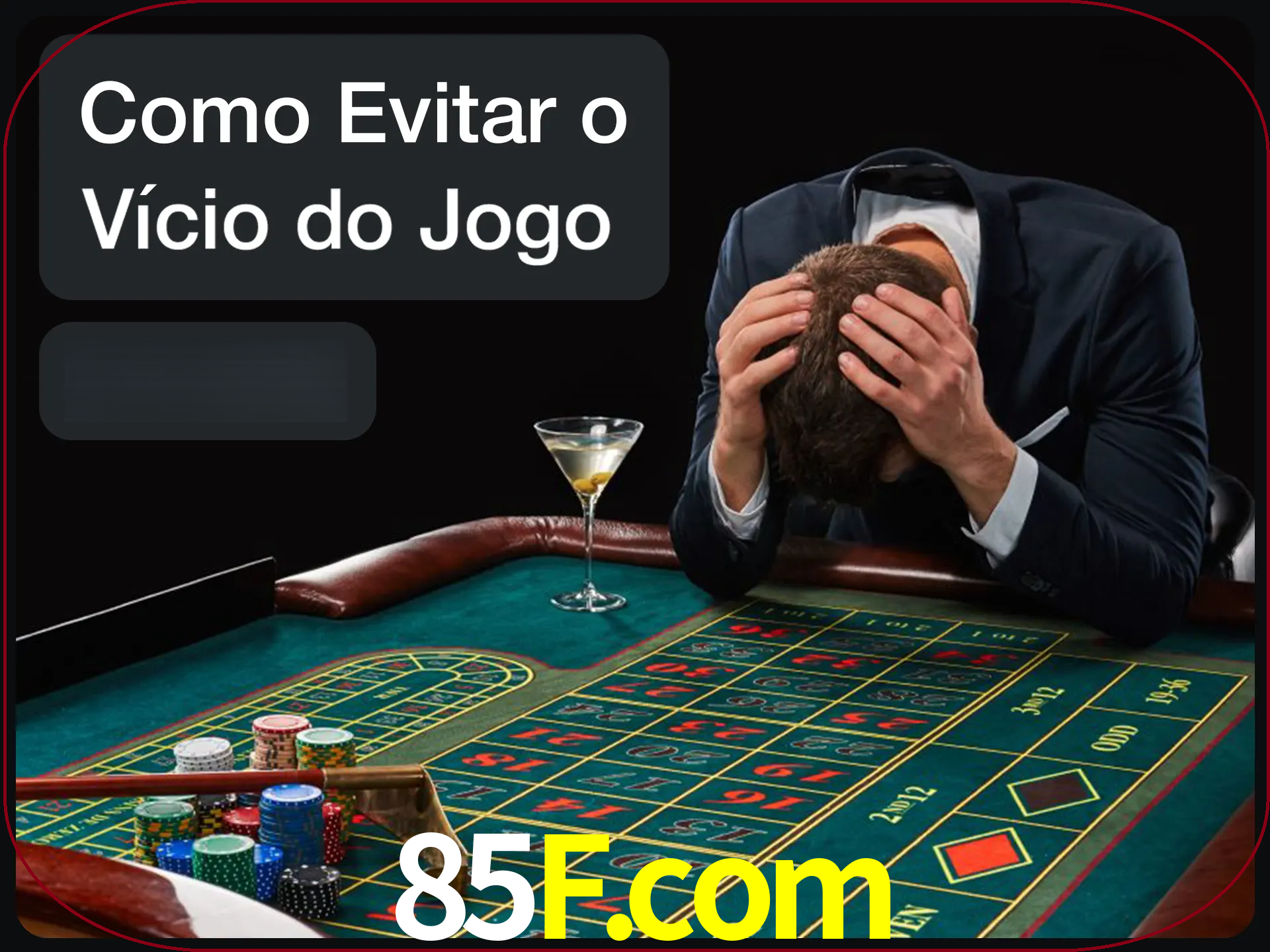 Você é responsável por cada uma de suas apostas.
